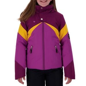 Obermeyer Teen Girl's Tabor Size L Hooded Winter Jacket